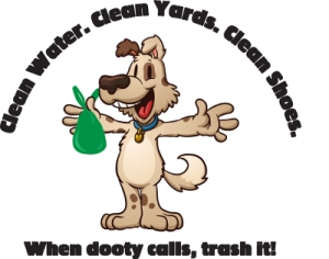 Clean Water, Clean Yards, Clean Shoes Logo